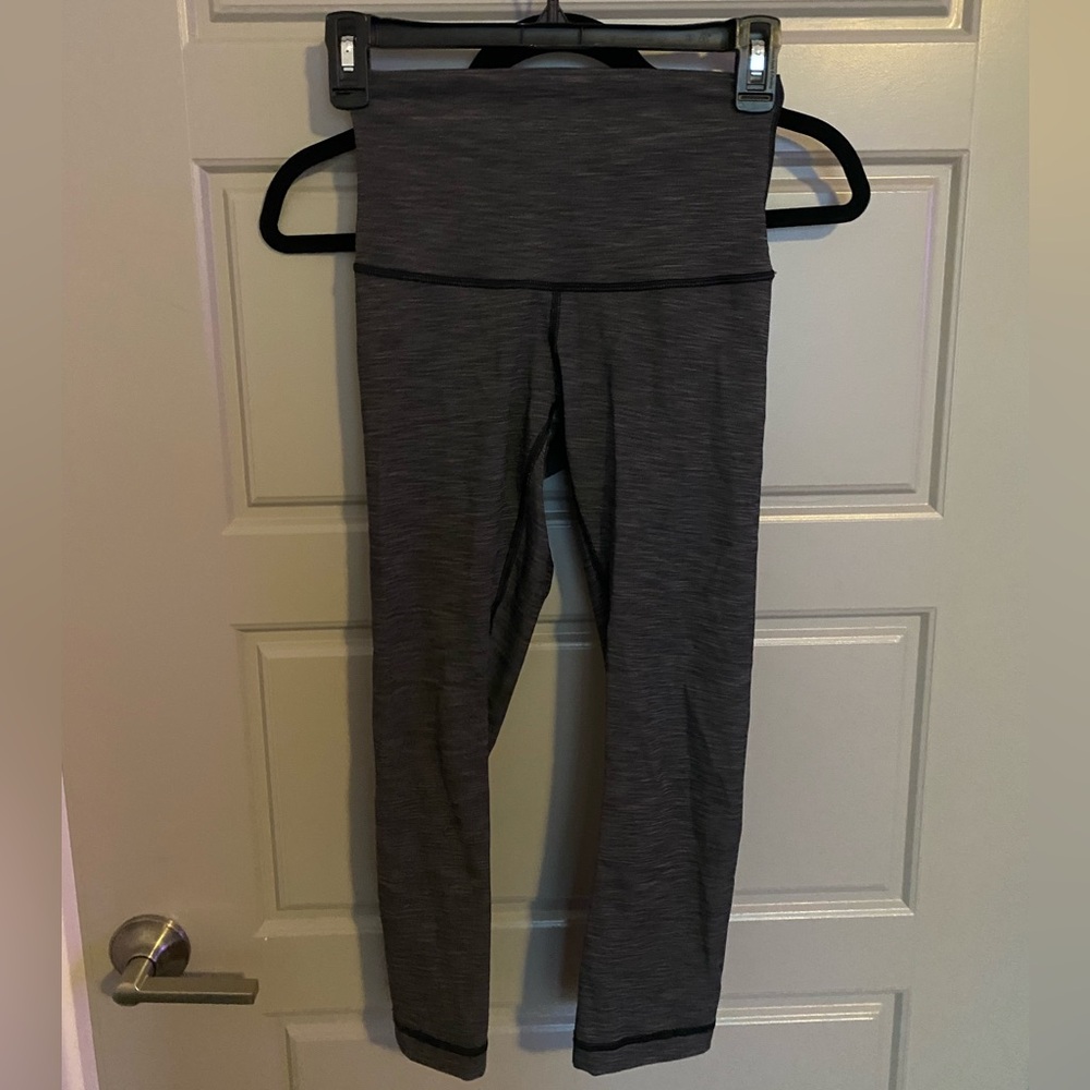 Lululemon Heathered Wunder Under Leggings